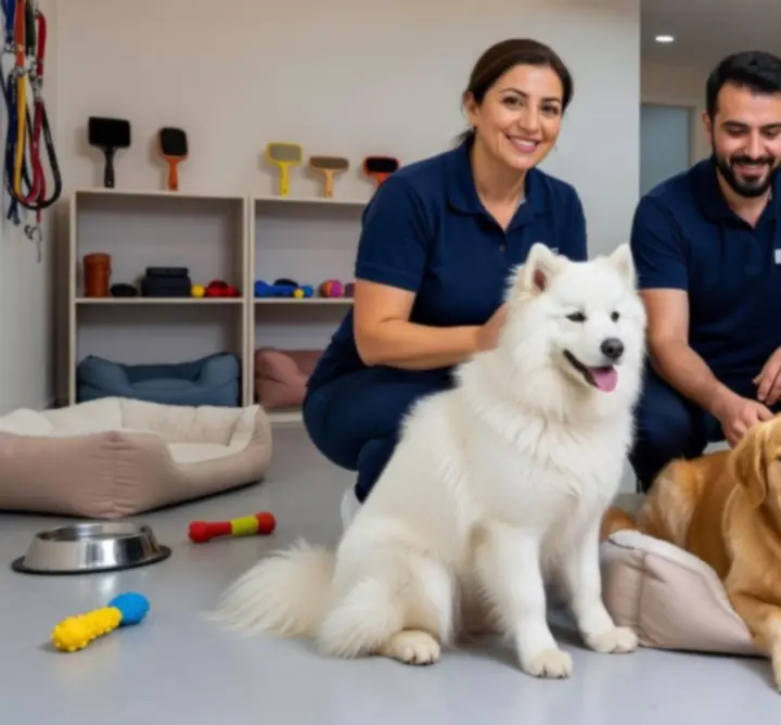 Türkiye'de profesyonel bir köpek bakım ekibi