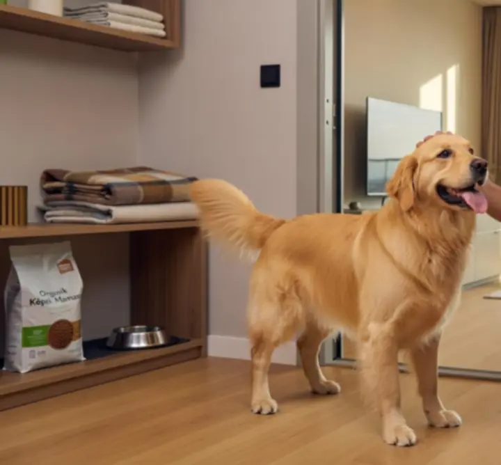 SOFTTEX görevlisinin bir köpekle güven ilişkisi kurduğu güvenli ortam